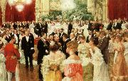 ignaz moscheles the dance music of the strauss family was the staple fare for such occasions oil painting reproduction